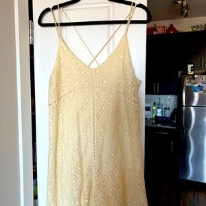 Lush Off white Dress